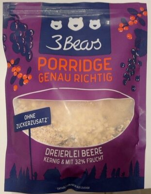 Porridge – Dreierlei Beere – 400g
